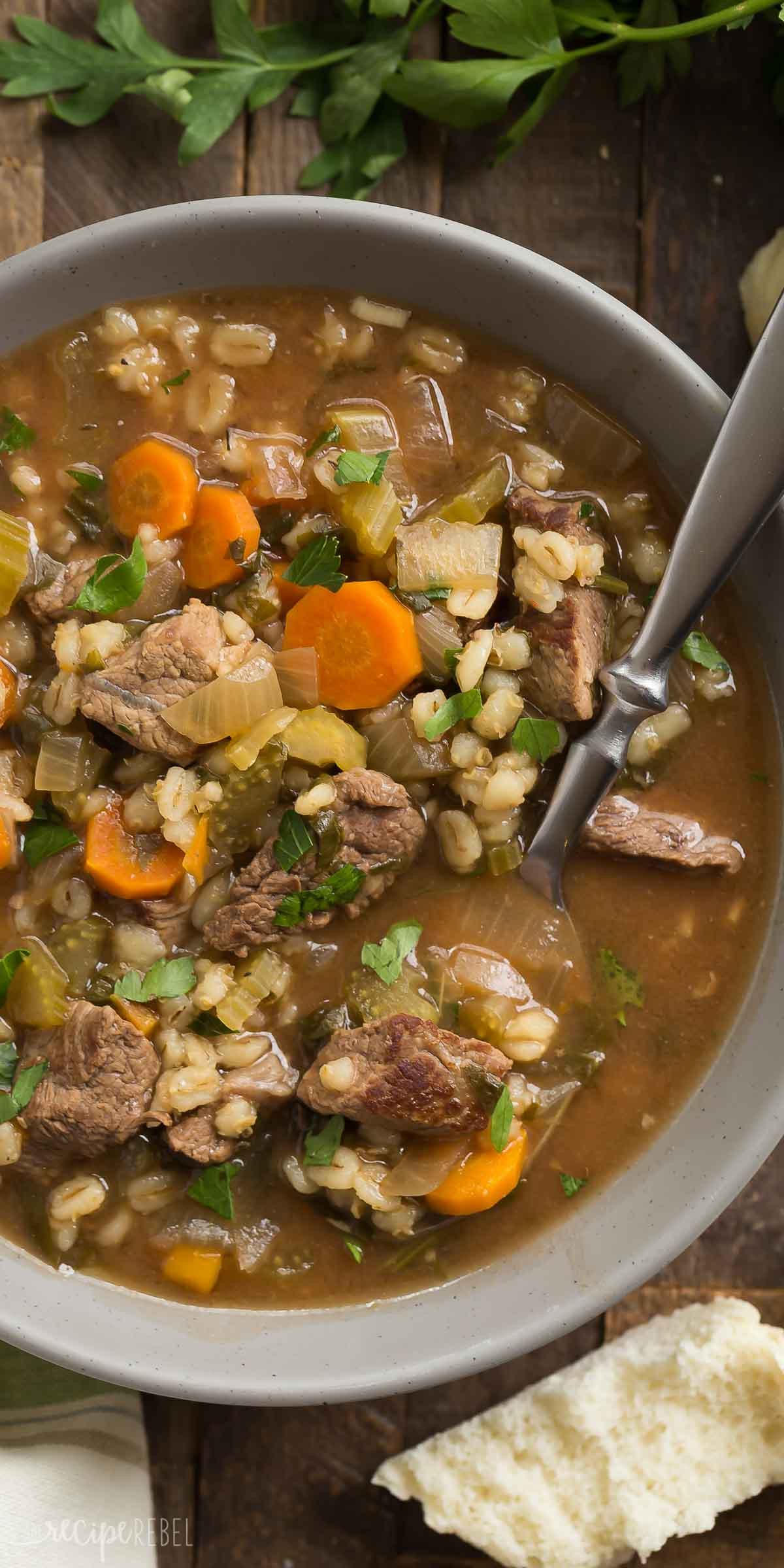 Barley Soup Slow Cooker
 Slow Cooker Beef Barley Soup Recipe VIDEO crock pot