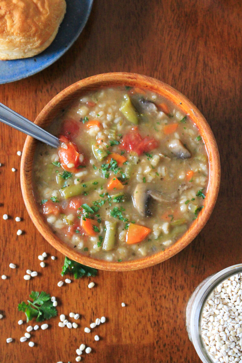 Barley Soup Slow Cooker
 Slow Cooker Ve able Barley Soup