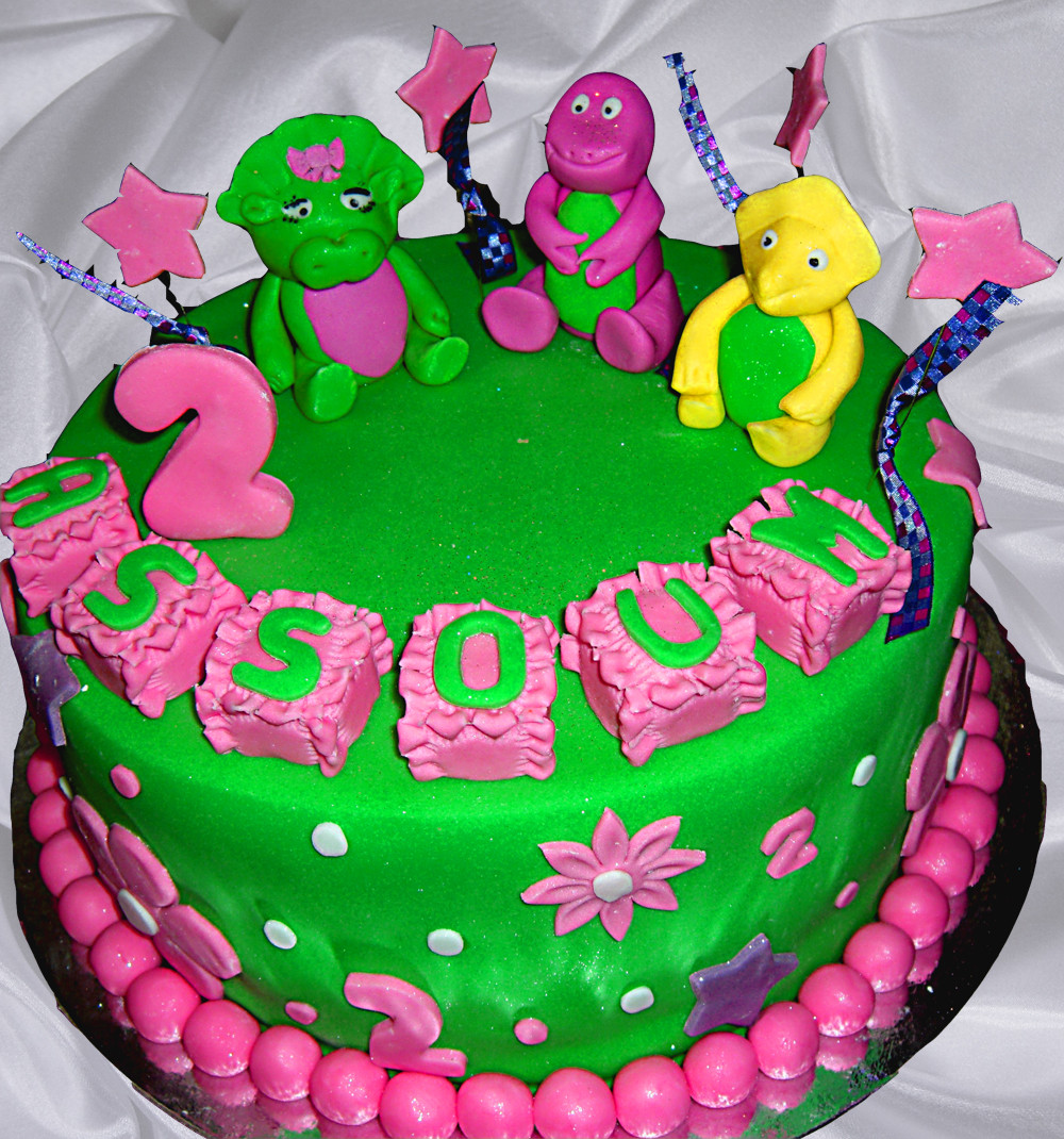 Barney Birthday Cake
 Barney Cakes – Decoration Ideas