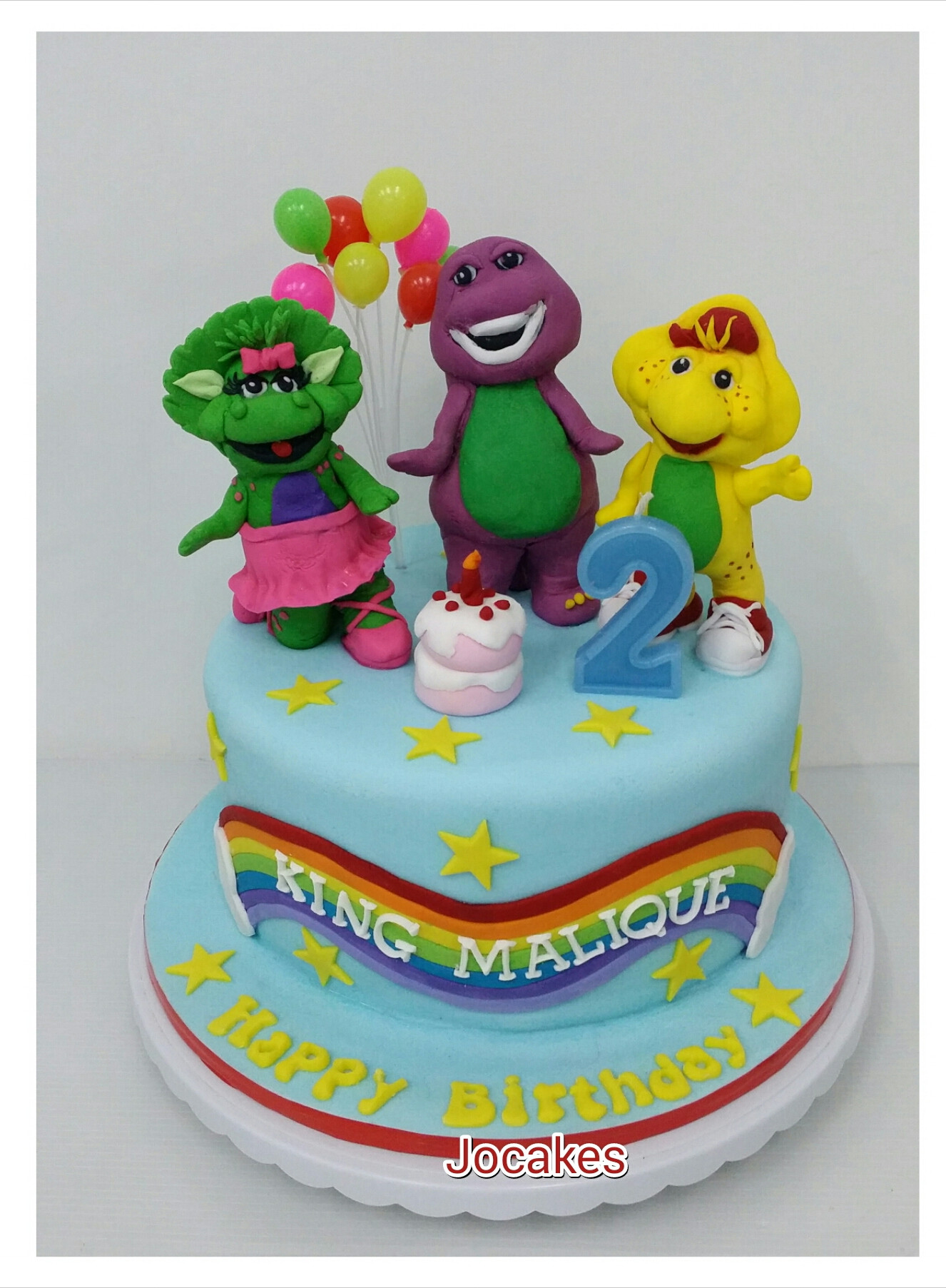 Barney Birthday Cake
 Barney and friends cakes