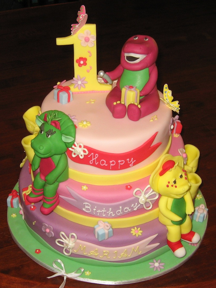 Barney Birthday Cake
 Barney Cakes – Decoration Ideas