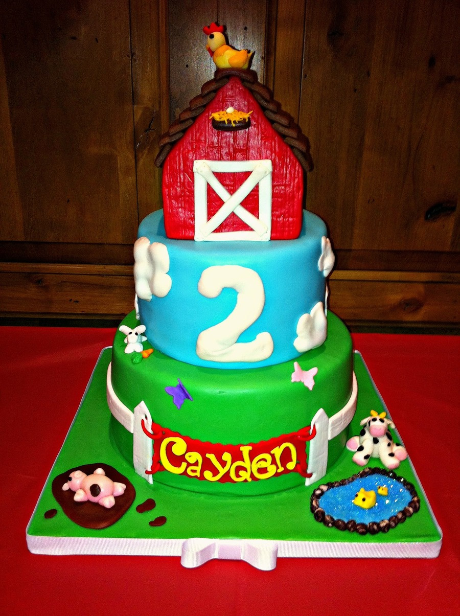 Barnyard Birthday Cake
 Barnyard Cake CakeCentral