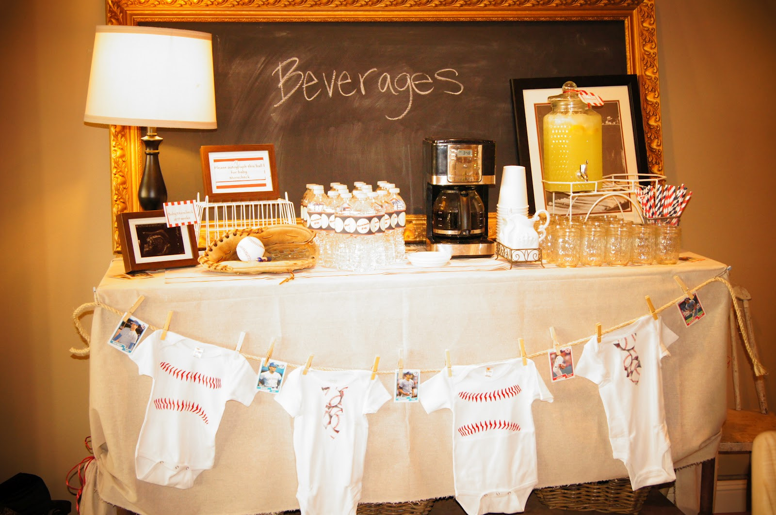 Baseball Baby Shower Decoration Ideas
 A Vintage Baseball Themed Baby Shower