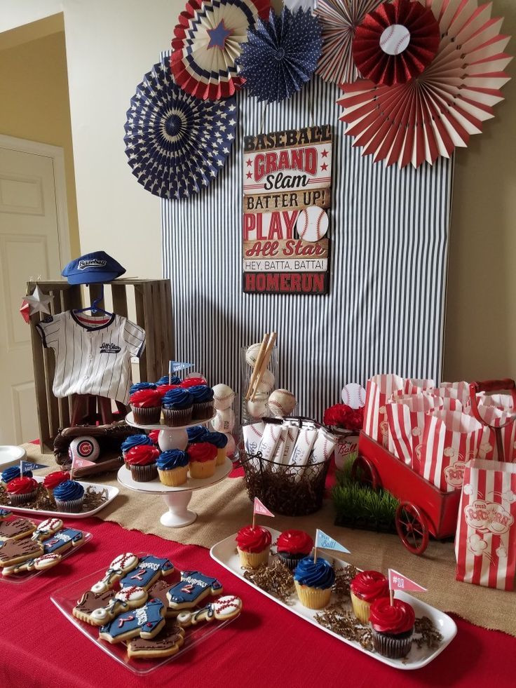 Baseball Baby Shower Decoration Ideas
 Baseball themed baby shower