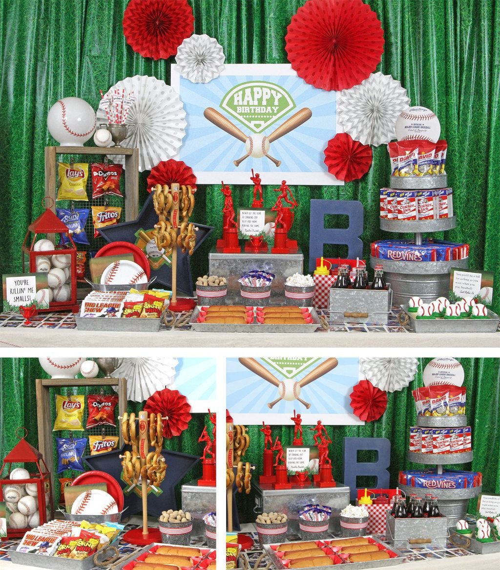 Baseball Birthday Decorations
 Southern Blue Celebrations BASEBALL PARTY