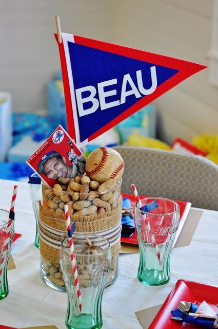 Baseball Birthday Decorations
 These Baseball Centerpieces Are A Home Run B Lovely Events