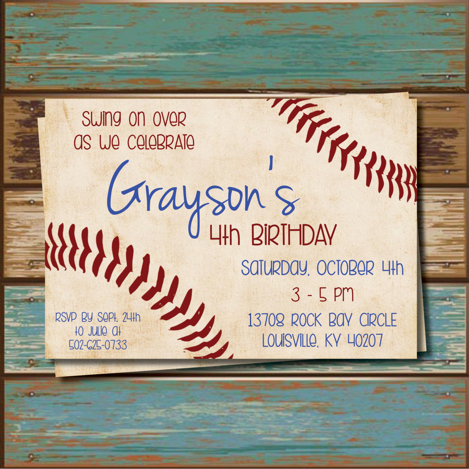 Baseball Birthday Invitations
 DIY Baseball Party Invitations