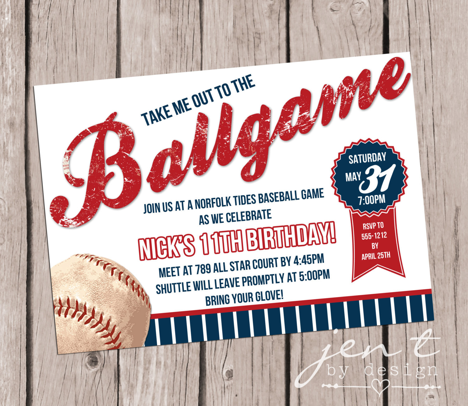 Baseball Birthday Invitations
 Baseball Party Invitations