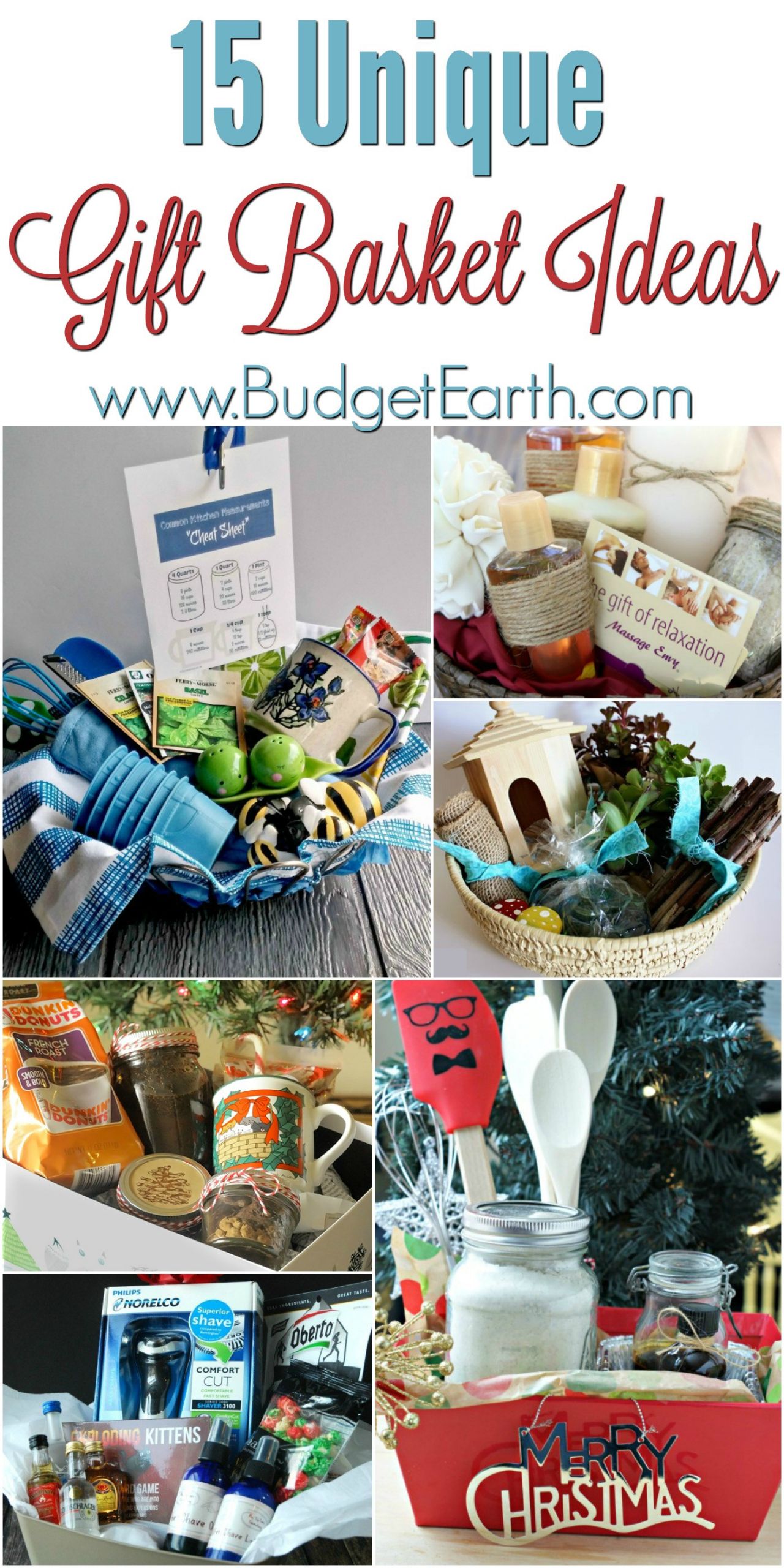 Basket Gift Ideas
 15 Unique Gift Basket Ideas