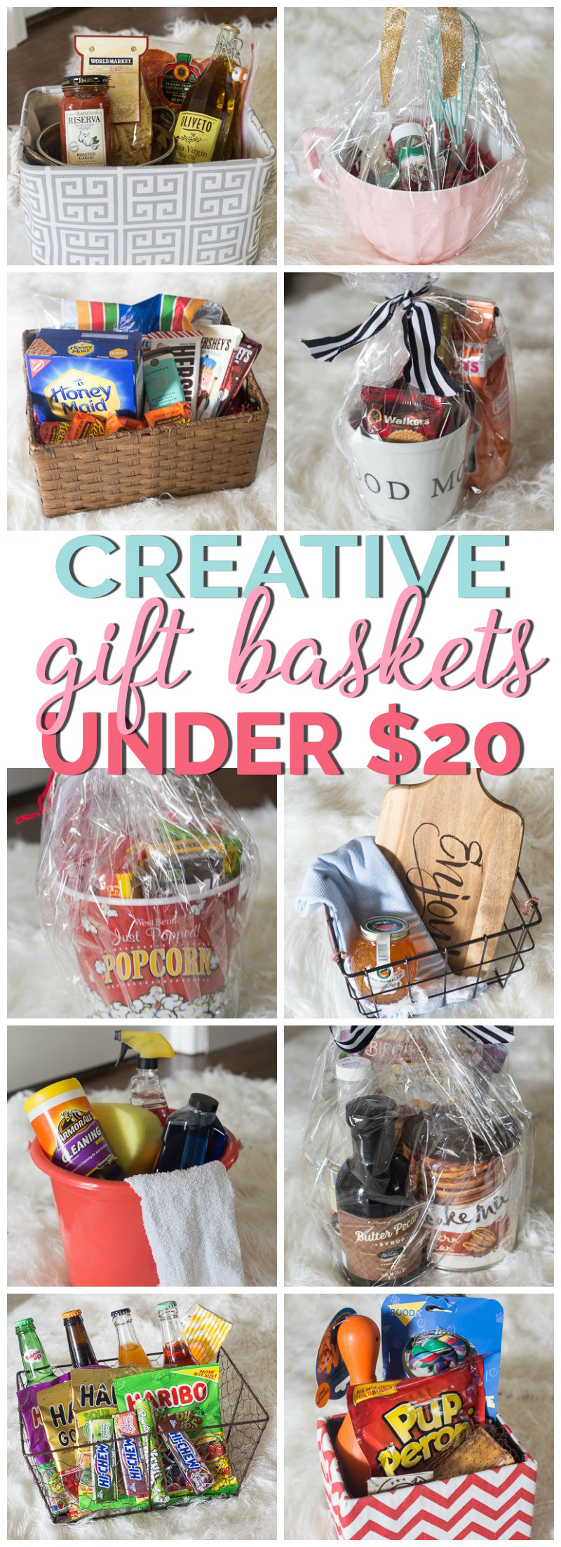 Basket Gift Ideas
 Creative Gift Basket Ideas Under $20