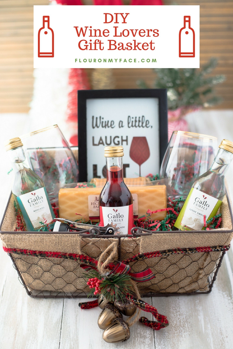 Basket Gift Ideas
 DIY Wine Gift Basket Ideas Flour My Face