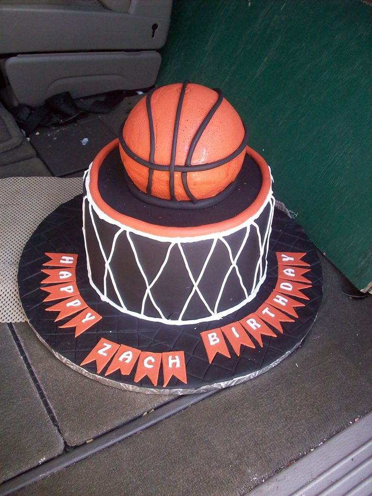 Basketball Birthday Cakes
 Basketball Birthday Cake