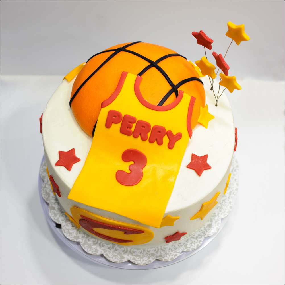 Basketball Birthday Cakes
 Cavaliers Basketball Birthday Cake