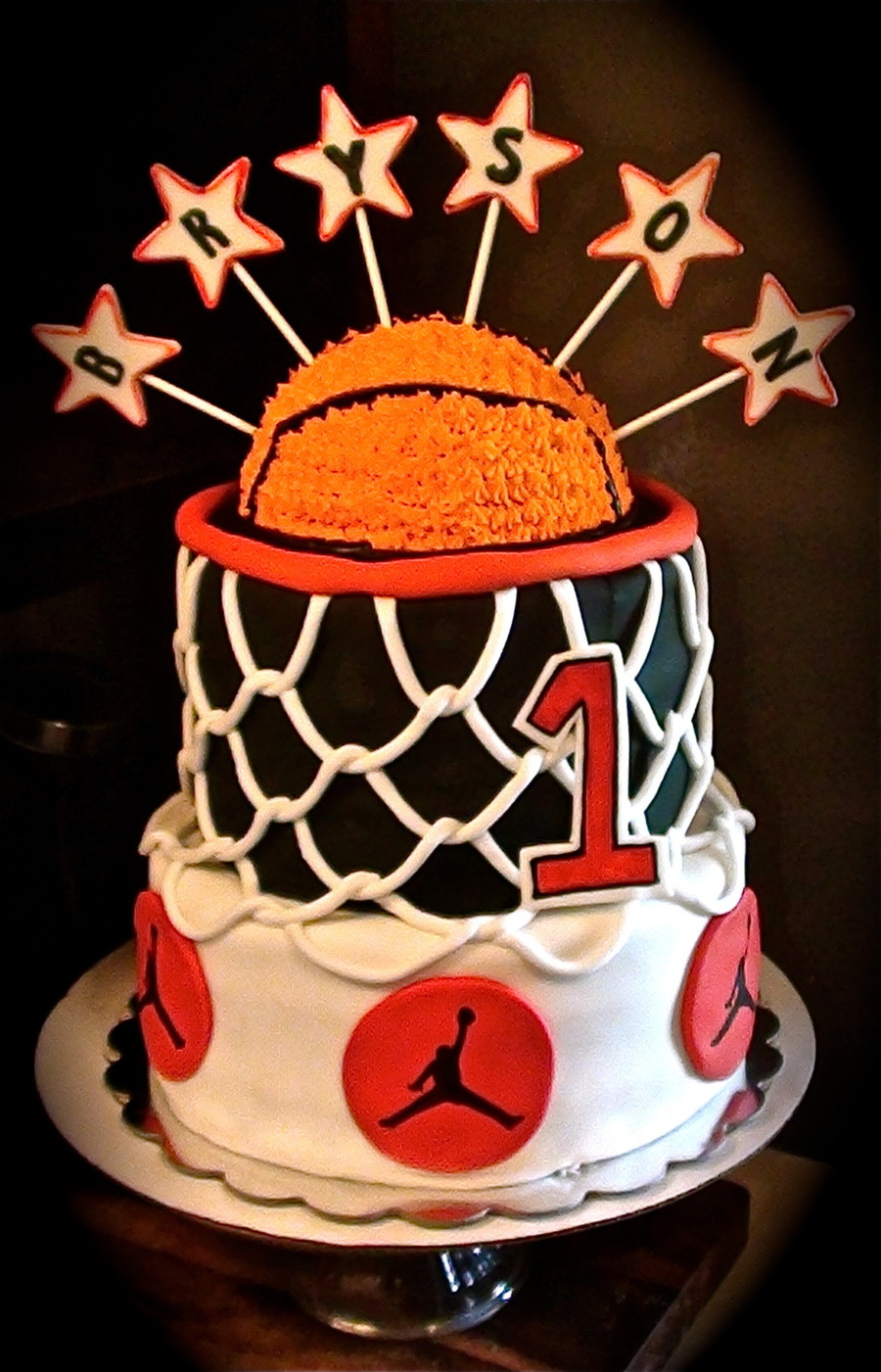 Basketball Birthday Cakes
 Basketball Themed First Birthday Party Basketball Is Smash