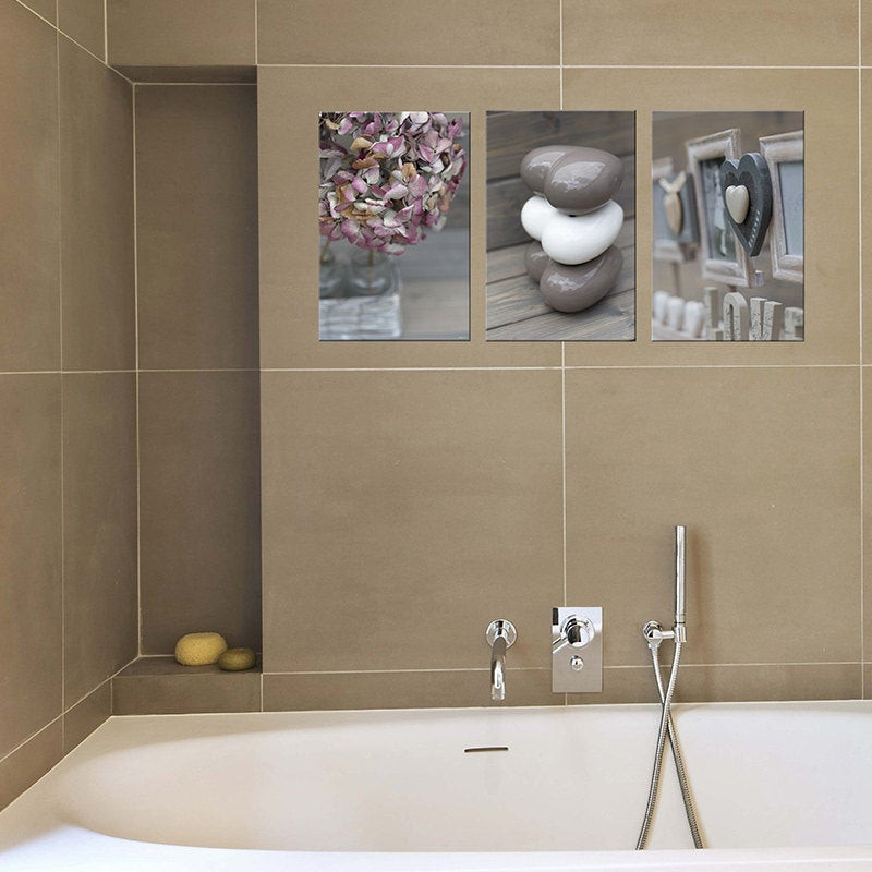 Bathroom Canvas Wall Art
 Bathroom Decor Set of 3 Prints canvas art Bathroom by