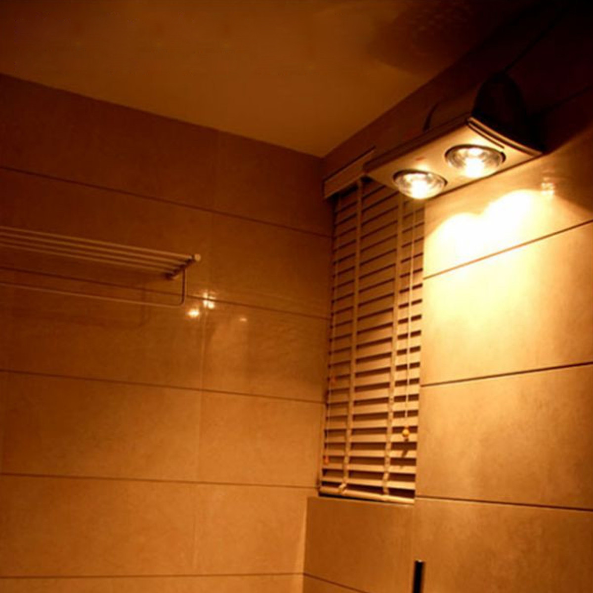 Bathroom Ceiling Light With Heater
 BATHROOM 3 IN 1 CEILING LIGHT HEATER FAN with 2 HEAT LAMP