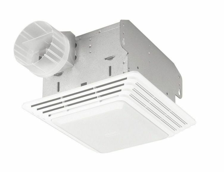 Bathroom Exhaust Fan Light Combo
 50 CFM Broan Ventilation Fan Light bo Quiet Bathroom