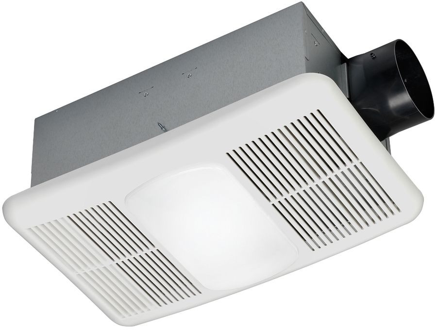 Bathroom Exhaust Fan With Heater
 New White Bathroom Fan 1 5 Sone 80 CFM Integrated Heater