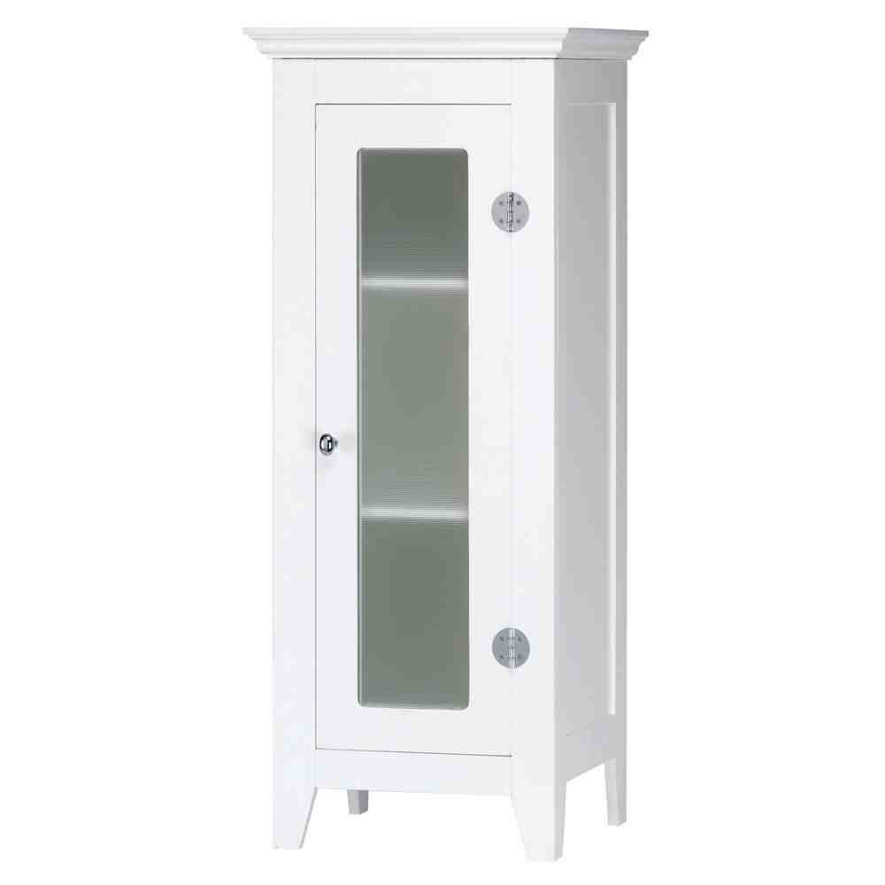 Bathroom Floor Storage Cabinets White
 Small White Bathroom Floor Cabinet Home Furniture Design