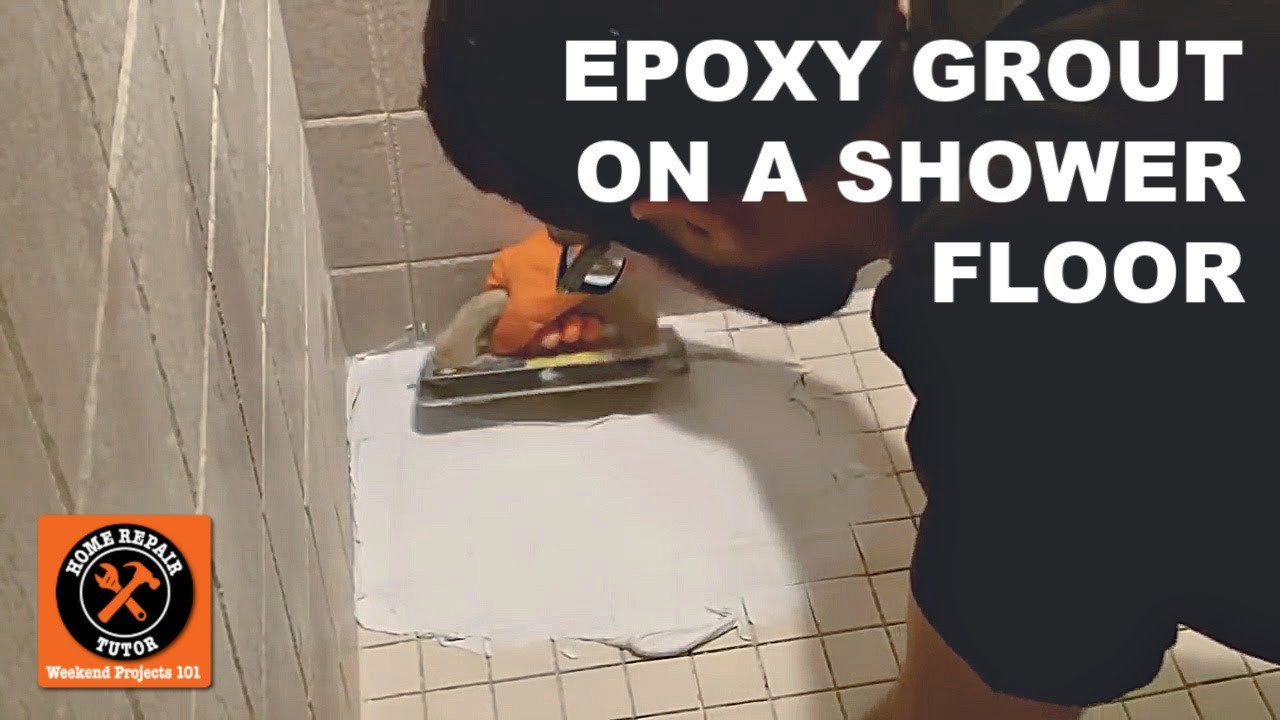 Bathroom Floor Tile Grout
 How to Use Epoxy Grout on a Tiled Shower Floor