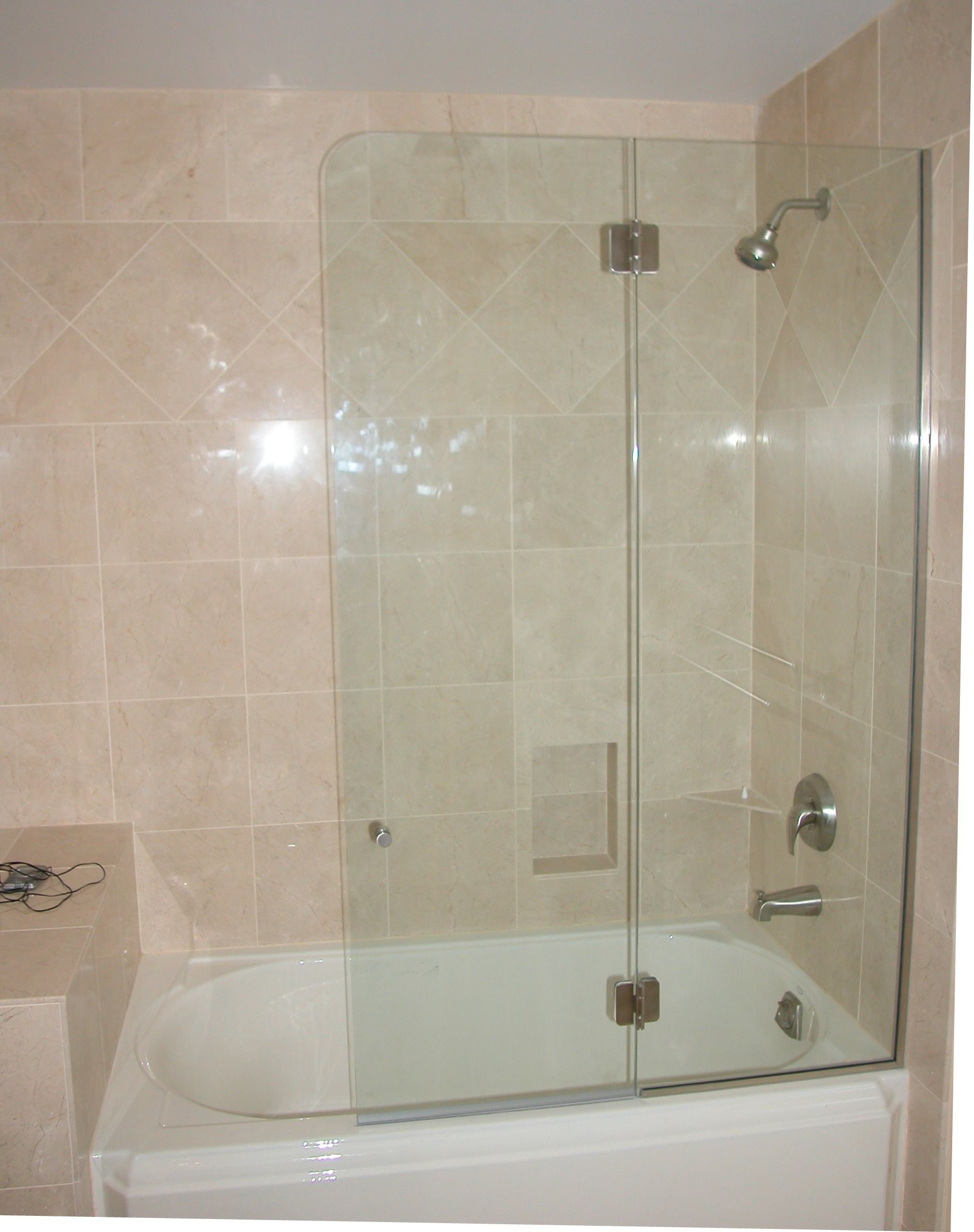 Bathroom Glass Wall
 Shower Glass Panel Ideas for a Small Bathroom at Your