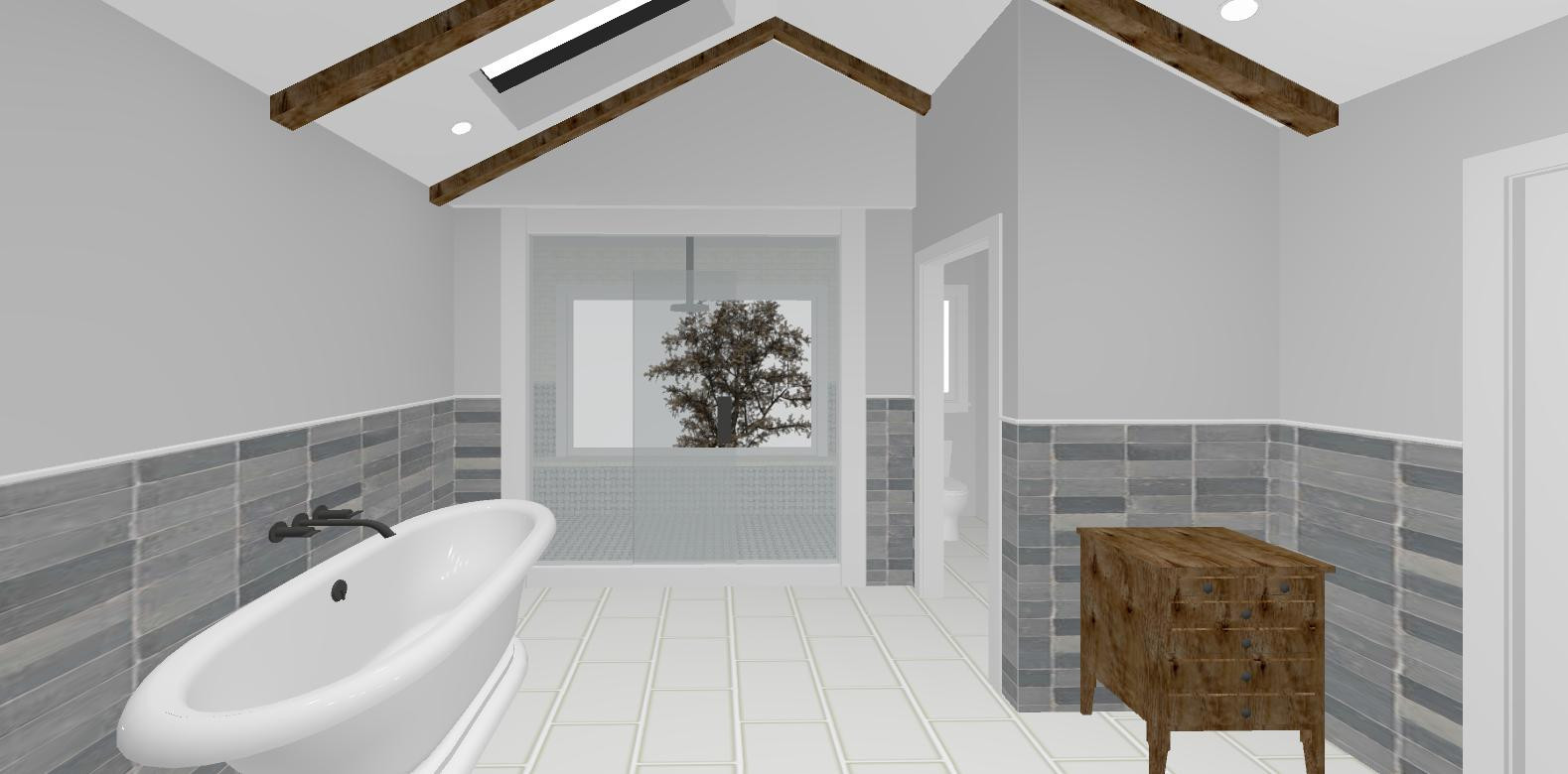 Bathroom Layouts With Shower
 Kitchen Bath Design Challenges 2D to 3D Master Bathroom