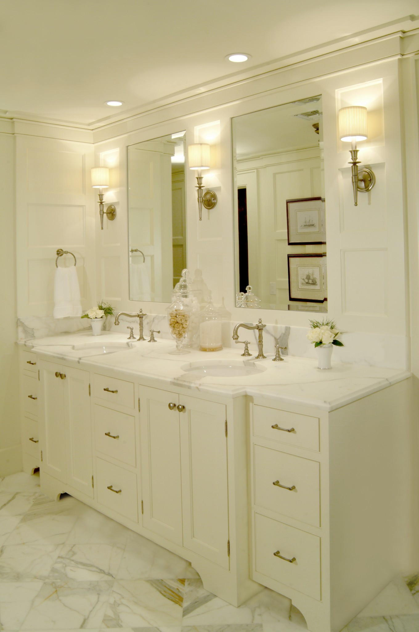 Bathroom Light Sconces
 Tips To Designing A Layered Lighting Plan For Your Master