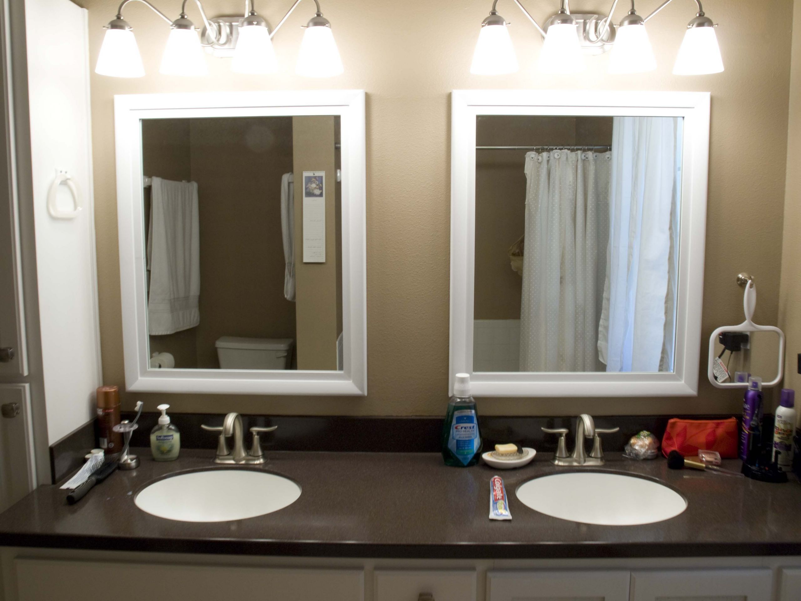 Bathroom Mirror Frames
 Tips Framed Bathroom Mirrors MidCityEast