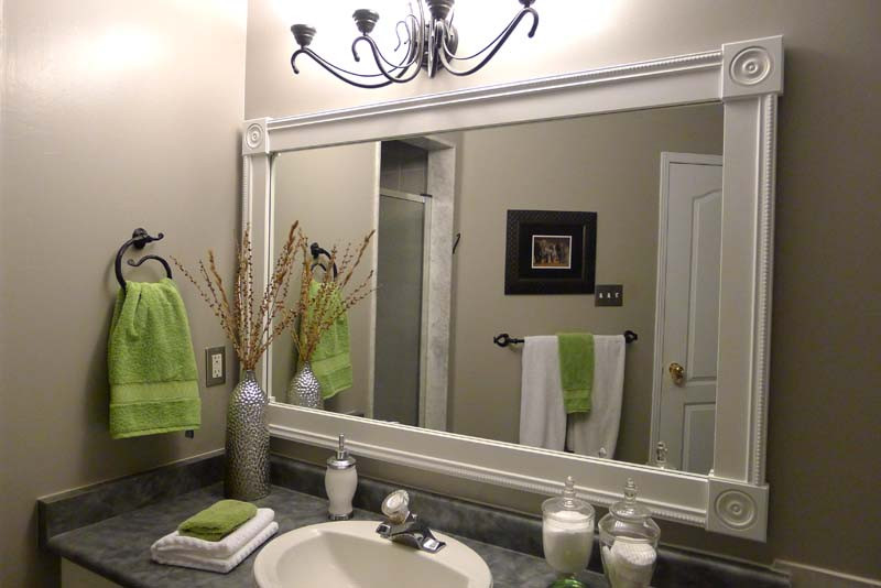 Bathroom Mirror Frames
 3 Simple Bathroom Mirror Ideas MidCityEast