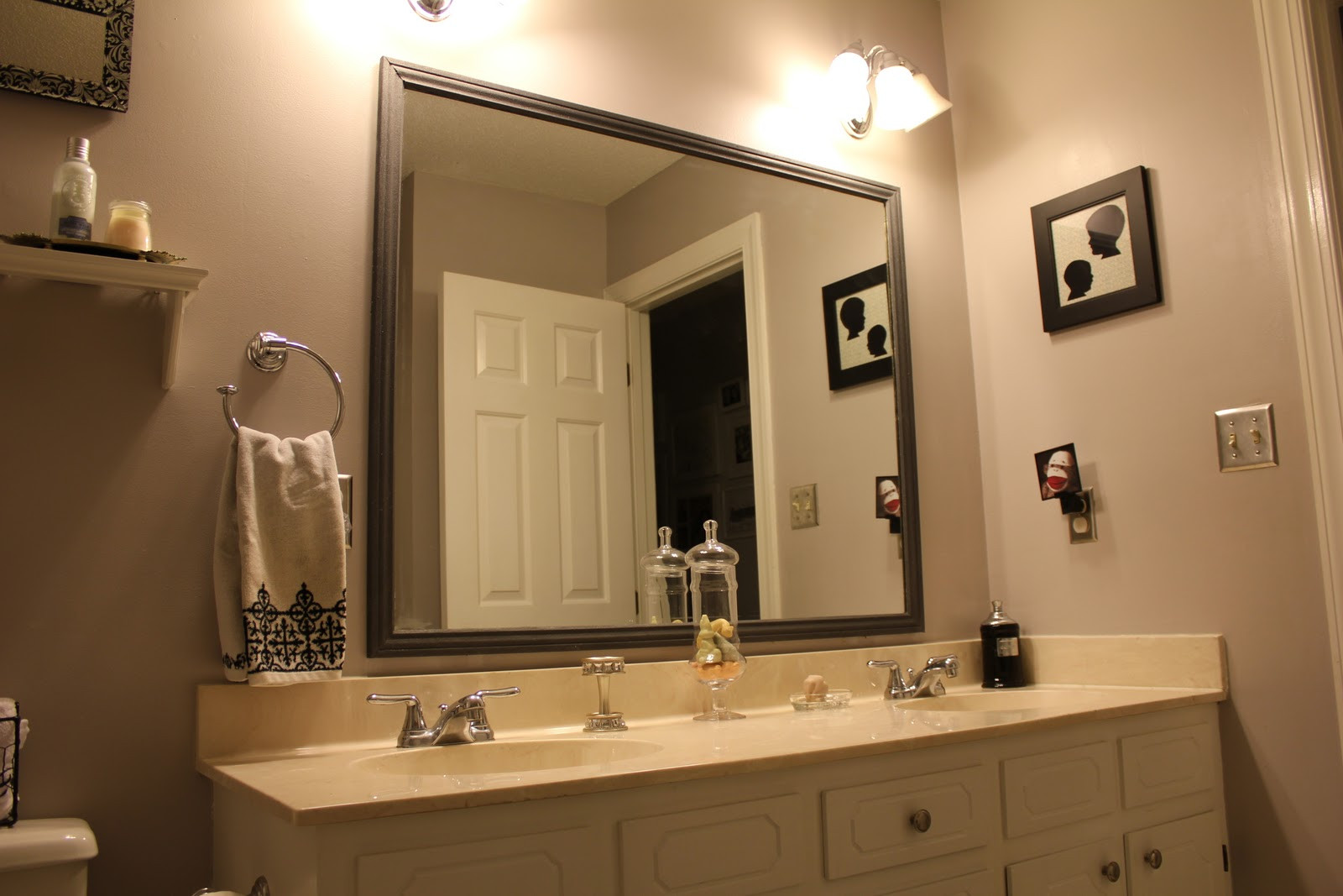 Bathroom Mirror Frames
 Tips Framed Bathroom Mirrors MidCityEast