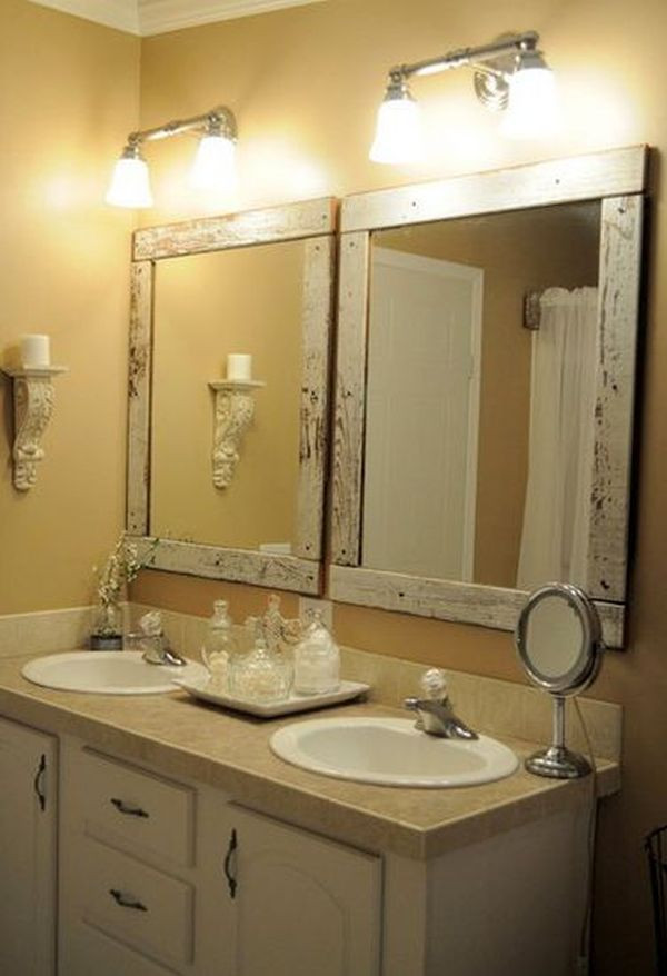 Bathroom Mirror Frames
 How To Build And Decorate With Rustic Mirror Frames