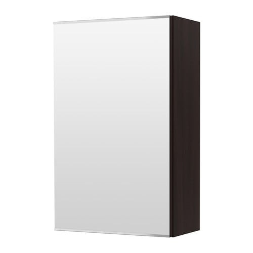 Bathroom Mirrors Ikea
 LILLÅNGEN Mirror cabinet with 1 door black brown IKEA