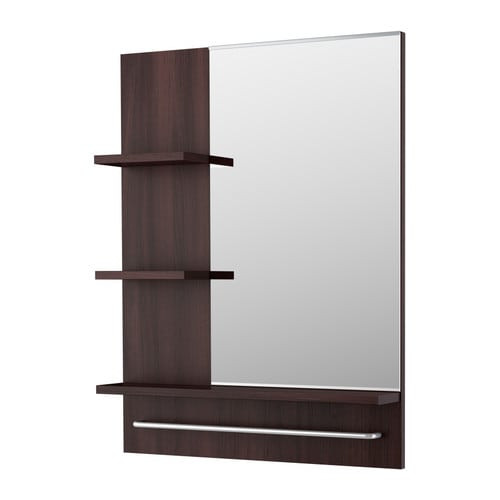 Bathroom Mirrors Ikea
 LILLÅNGEN Mirror black brown IKEA