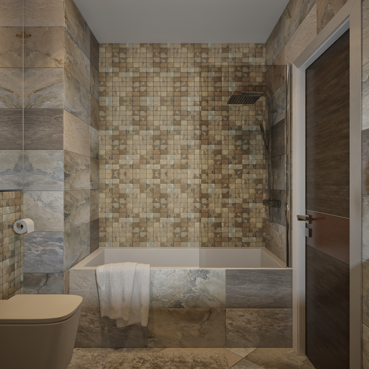 Bathroom Mosaic Tile Designs
 30 cool ideas and pictures of natural stone bathroom