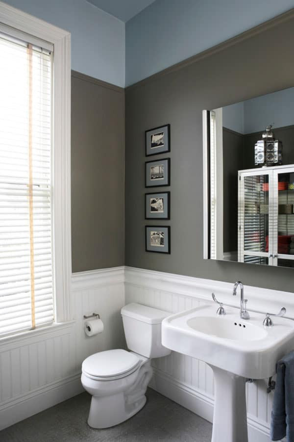 Bathroom Paint Ideas
 51 Modern and fresh interiors showcasing gray paint