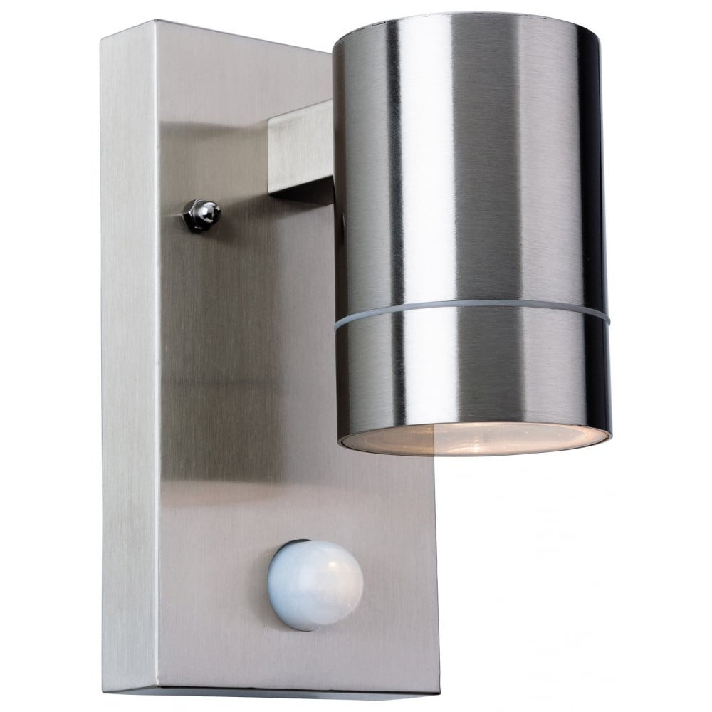 Bathroom Sensor Light
 Firstlight 3428ST Modern Stainless Steel Bathroom Cylinder