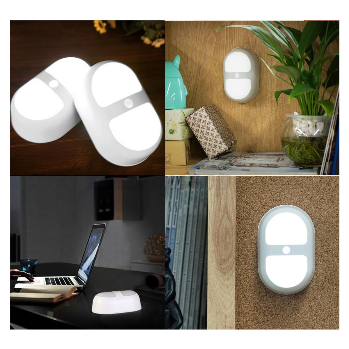 Bathroom Sensor Light
 Sensor Night Light Wireless LED Human Motion Lamp Ceiling
