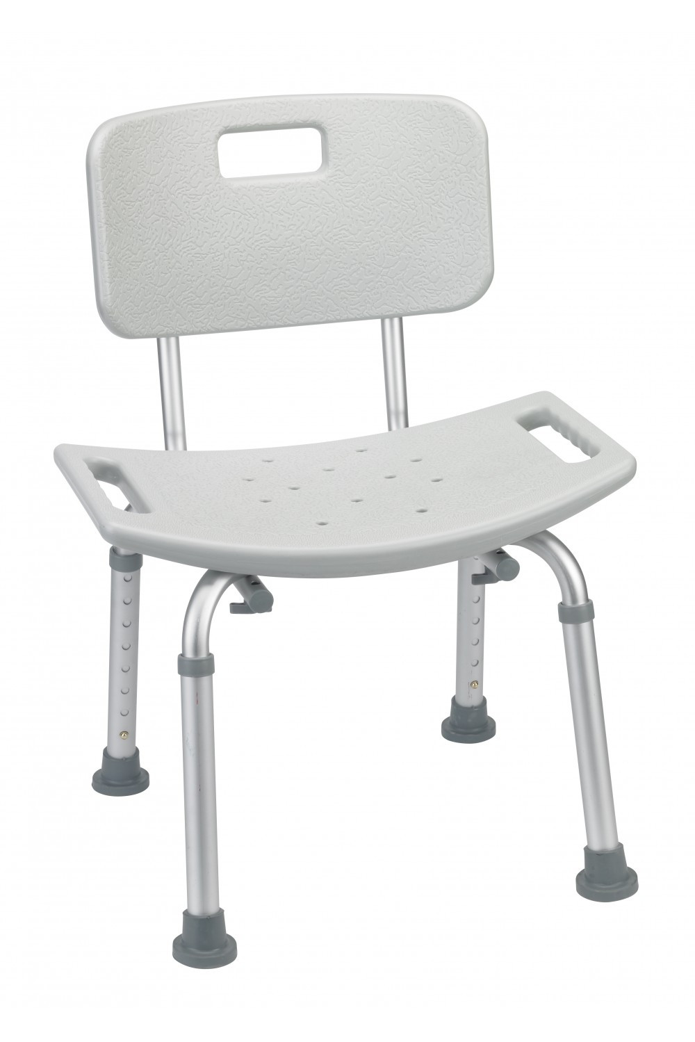 Bathroom Shower Seats
 Grey Bathroom Safety Shower Tub Bench Chair with Back