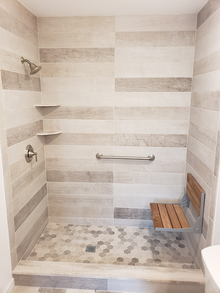 Bathroom Shower Seats
 Folding Bench Seat for a Shower Design Build Planners