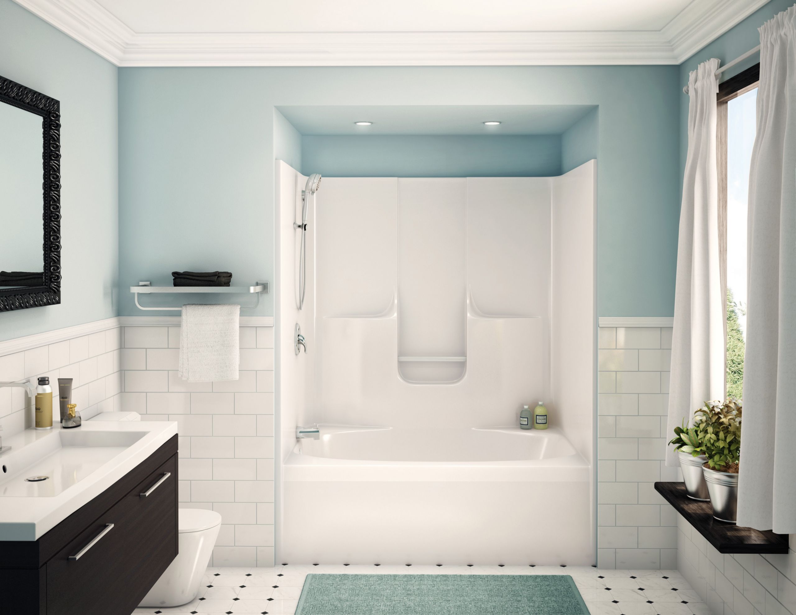 Bathroom Shower Tub
 Bathroom Tub Shower – HomesFeed