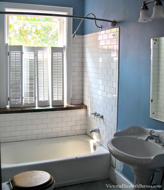 Bathroom Shower Window
 Solution to the large window IN the shower Simple DIY