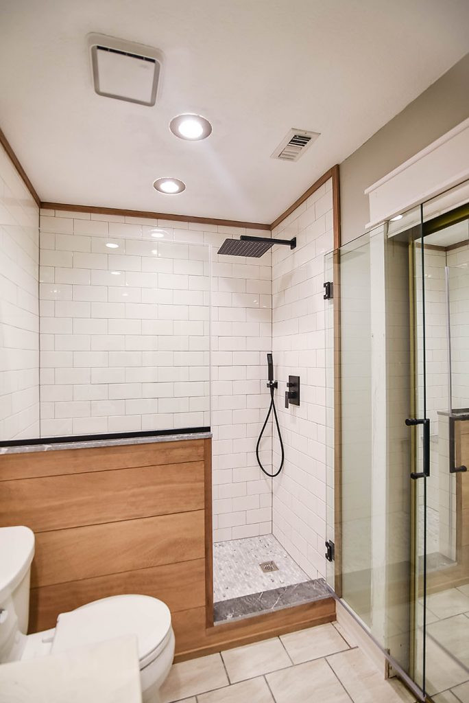 Bathroom Showers Pictures
 Master Bathroom Renovation Converting a Bathtub into a