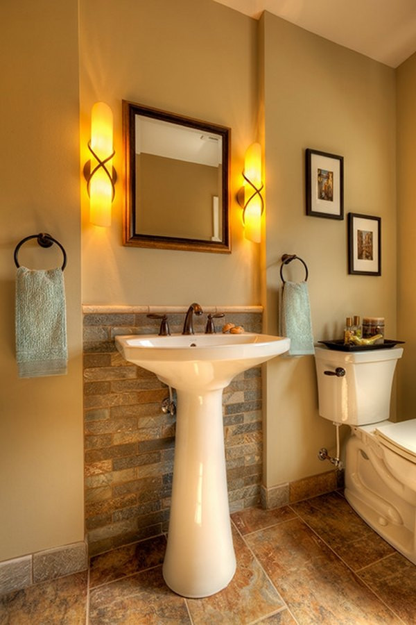 Bathroom Sink Decor
 Pedestal sink ideas – add a stylish accent in your