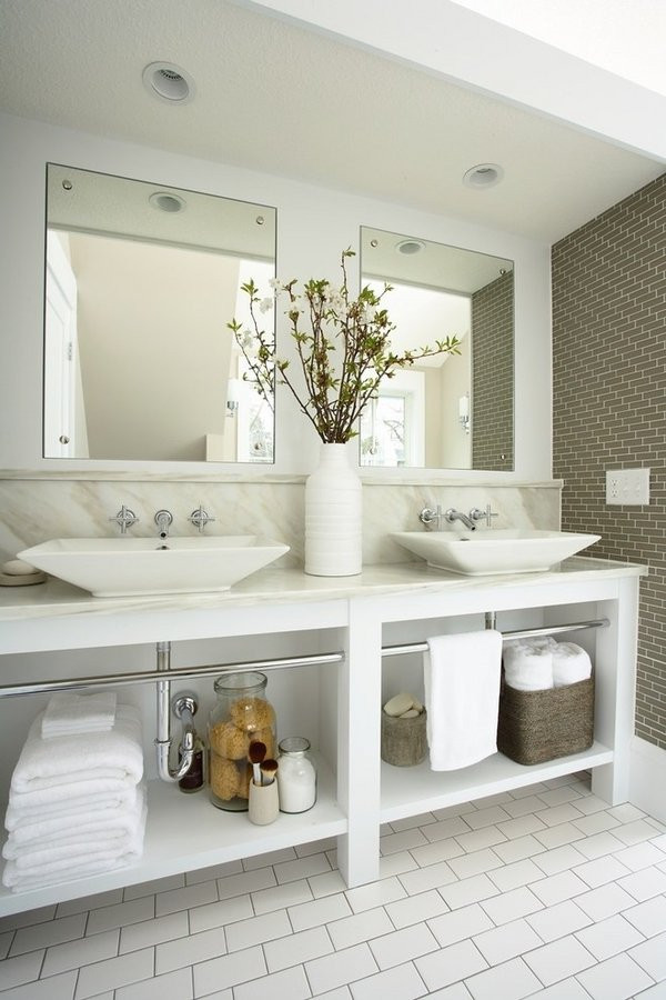 Bathroom Sink Decor
 Double sink vanity design ideas – modern bathroom