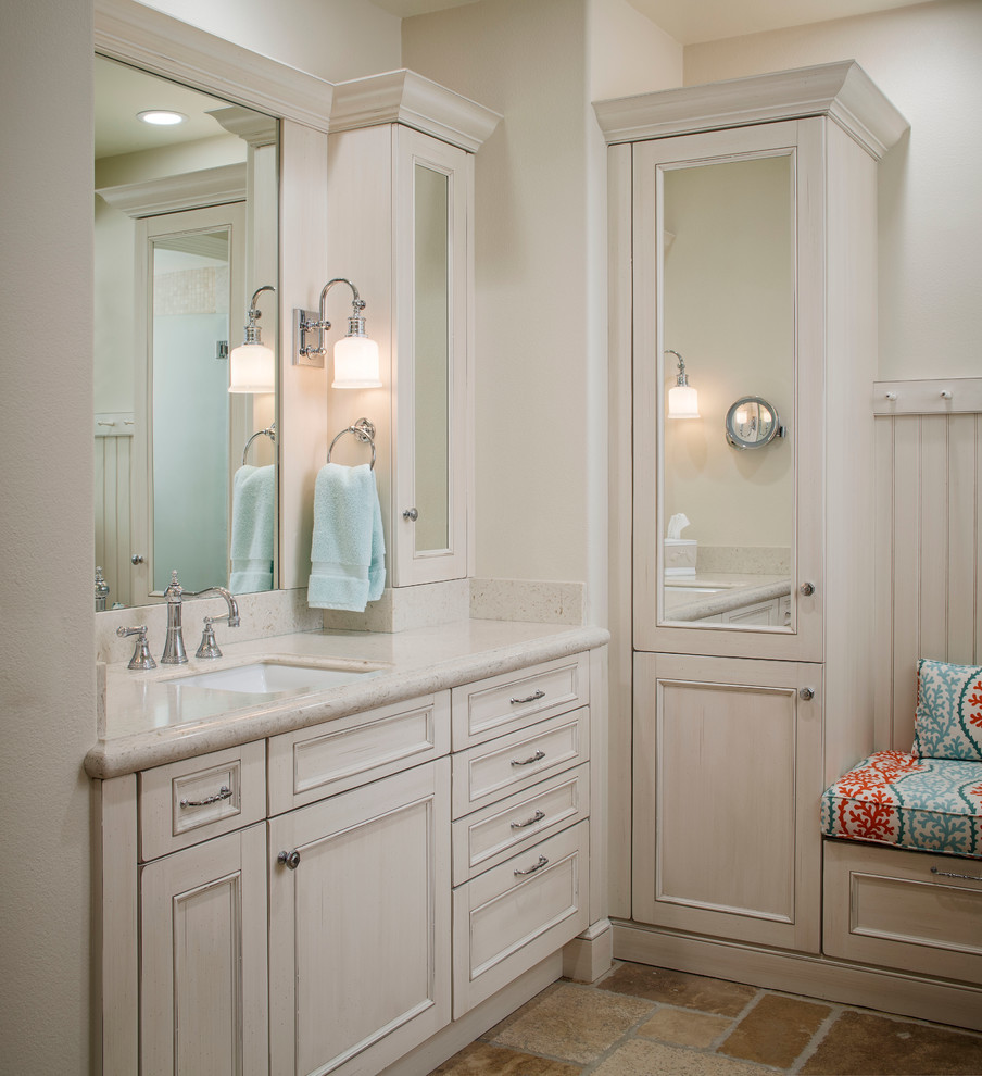 Bathroom Vanities Orange County
 Newport Coast Master Bath Vanity with f White Cabinets