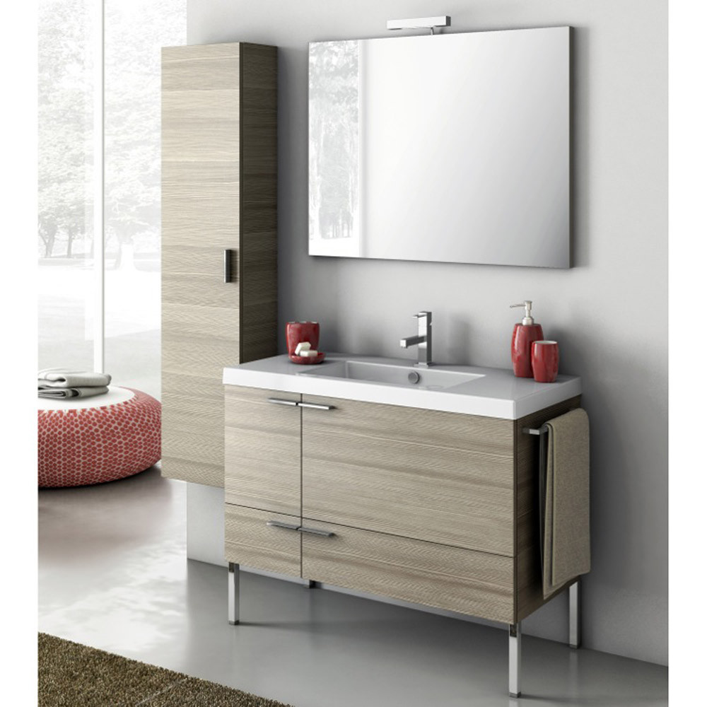 Bathroom Vanity Storage
 Modern 39 inch Bathroom Vanity Set with Storage Cabinet