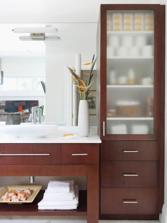 Bathroom Vanity Storage
 Open Vanity Bath Storage