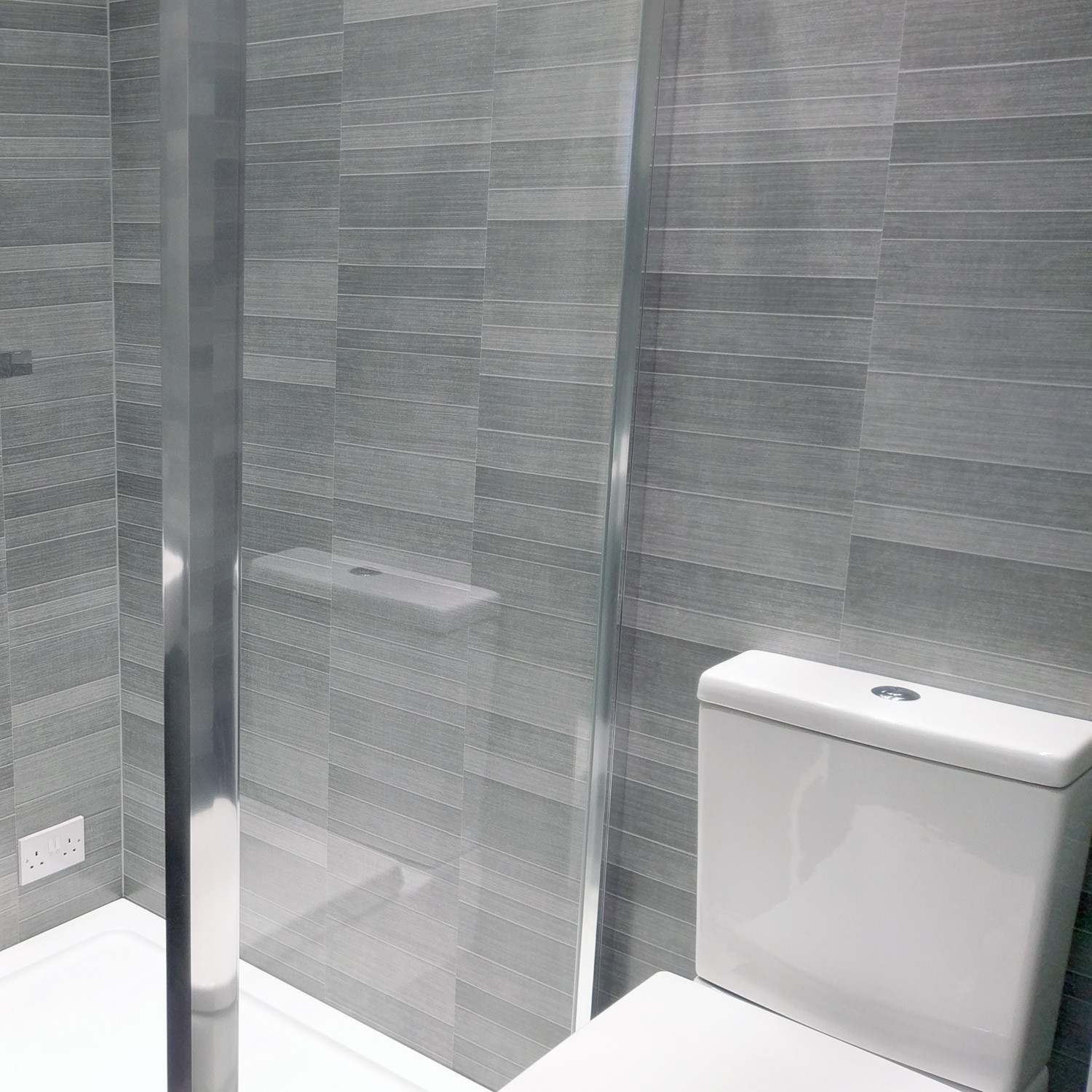 Bathroom Wall Board
 Modern Graphite Small Tile Wall Cladding Panels Cladding