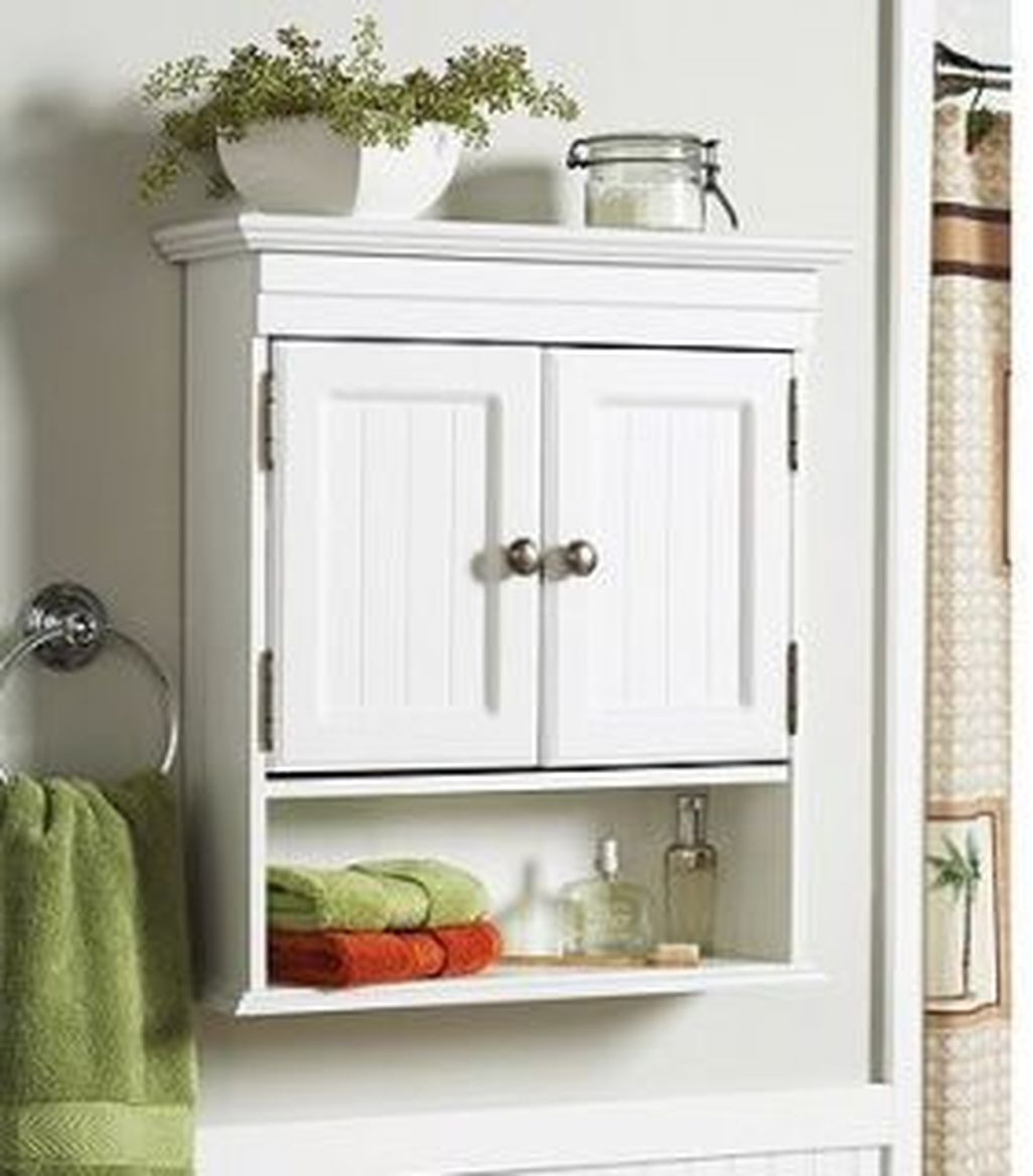 Bathroom Wall Cabinet With Baskets
 45 Gorgeous Bathroom Cabinet Remodel Ideas With images