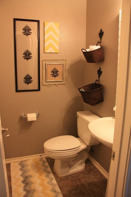 Bathroom Wall Decor Pinterest
 DIY Lori DIY Tiny Bathroom REDO